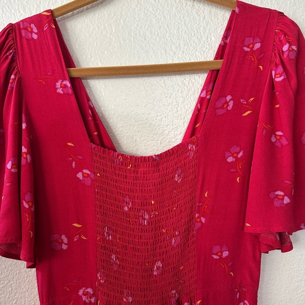 Z Supply Vibrant Red Maxi Dress - Picture 6 of 9